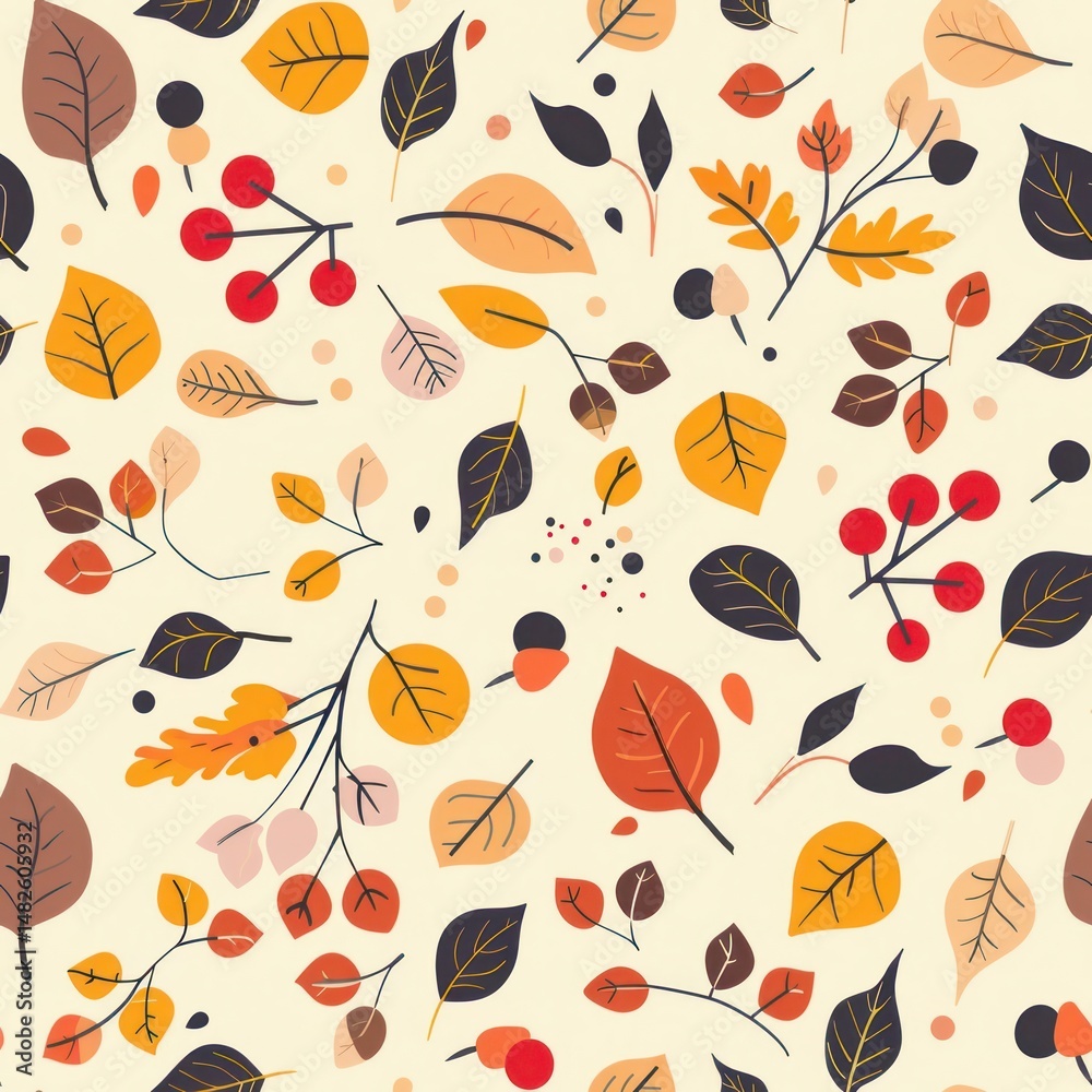 a coquette seamless pattern for fall a coquette seamless pattern for fall