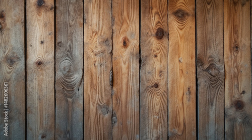 Close-Up of a Rustic Wooden Wall – Microphotography of Grain and Weathered Texture