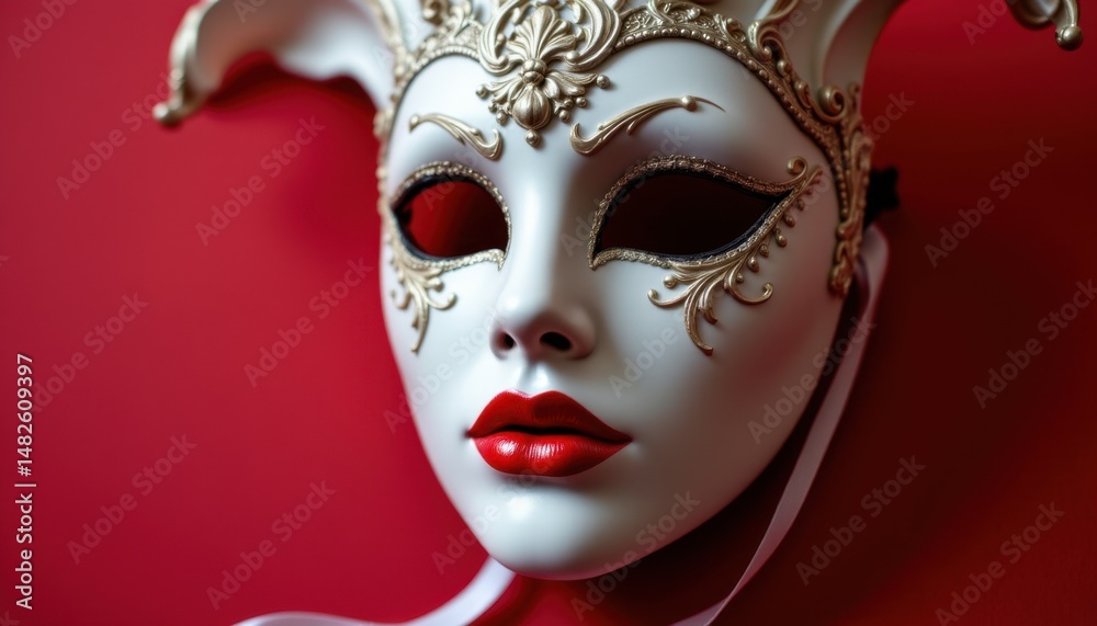 Elegant masquerade mask close-up studio setting portrait photography artistic environment detailed view creative concept Elegant masquerade mask close-up studio setting portrait photography artistic environment detailed view creative concept
