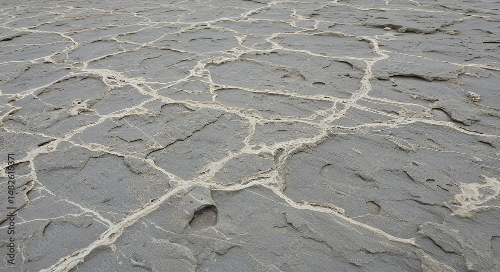 Fototapeta premium Cracked Rock Surface