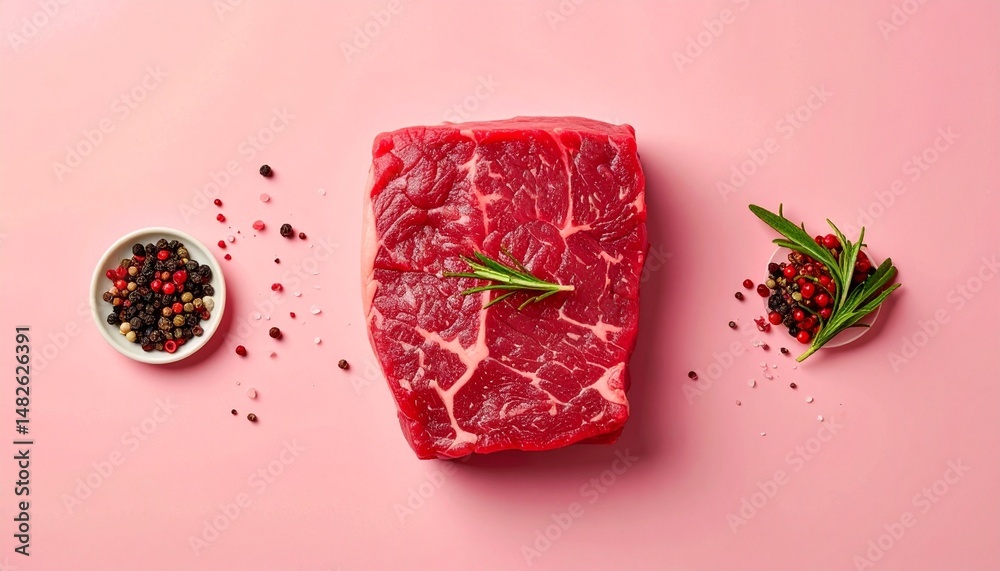 Fototapeta premium raw beef steak