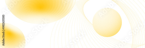 Yellow and white banner texture background.