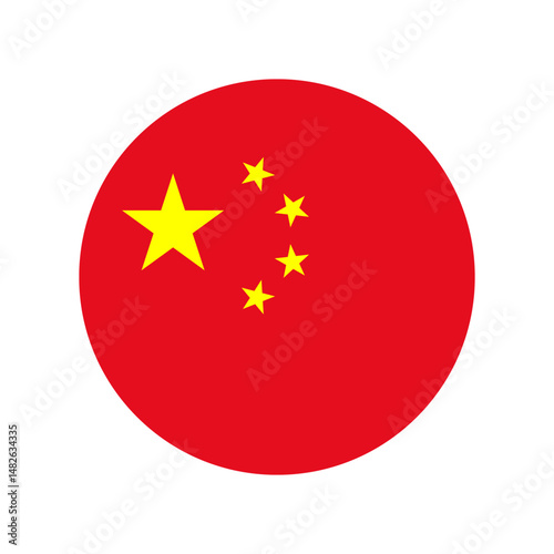 china flag. china flag vector