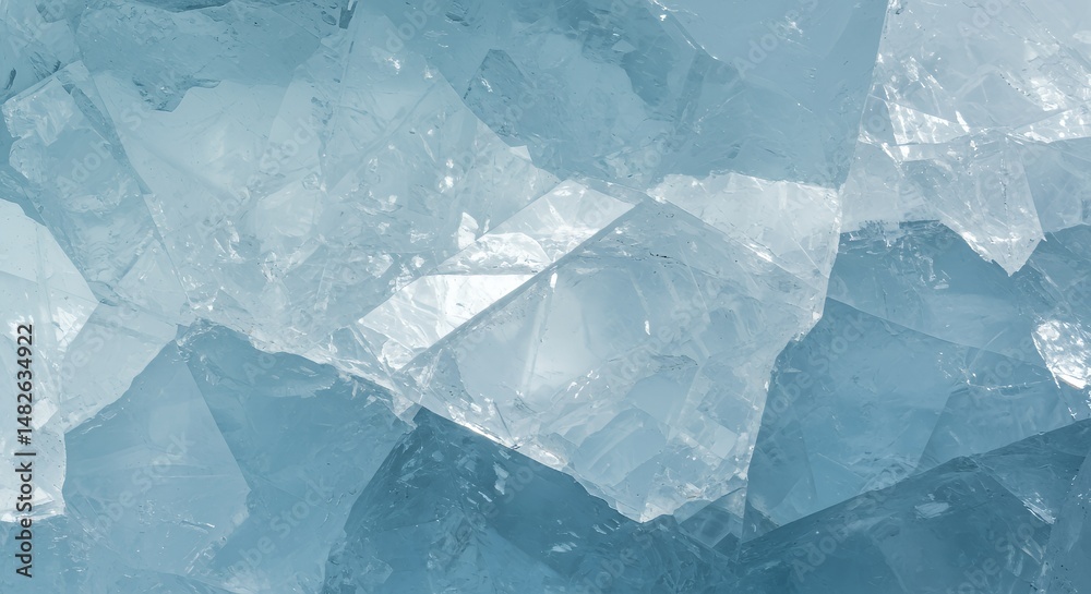 Obraz premium Abstract Blue Crystal Texture