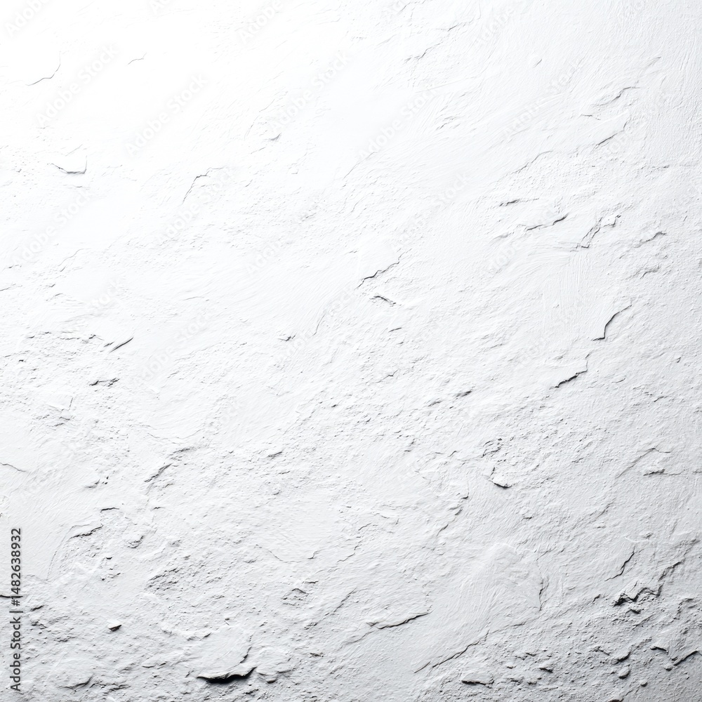 Fototapeta premium Textured white surface. Rough, uneven, and slightly raised