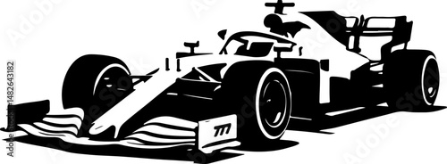 Formula 1 Car Silhouettes