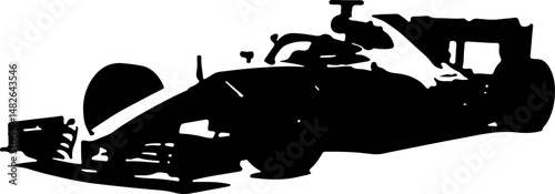 Formula 1 Car Silhouettes