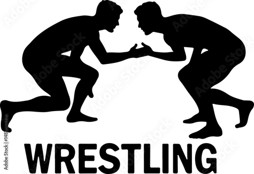 Boxing vector Silhouette