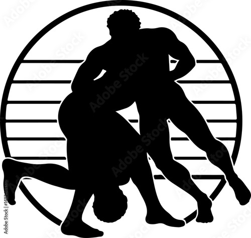 Boxing Gloves Silhouette vector
