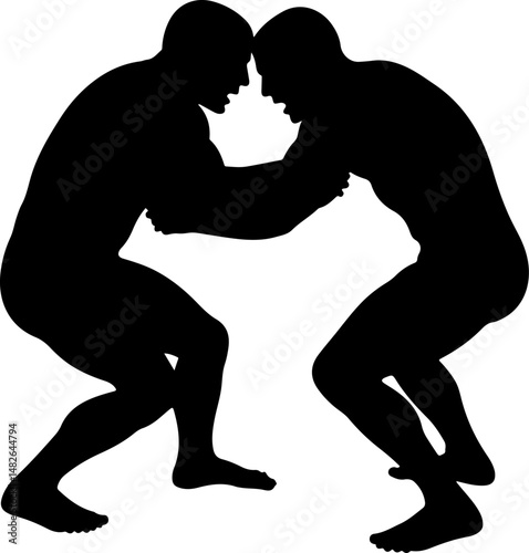 Boxing vector Silhouette