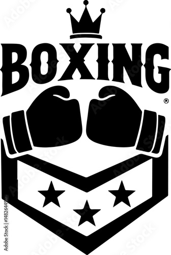 Boxing Gloves Silhouette vector