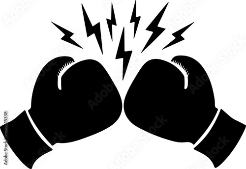 Boxing vector Silhouette