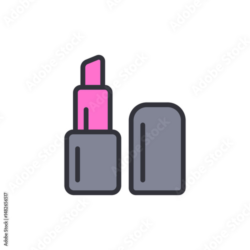 Elegant Pink Lipstick With A Sophisticated And Modern Design Style