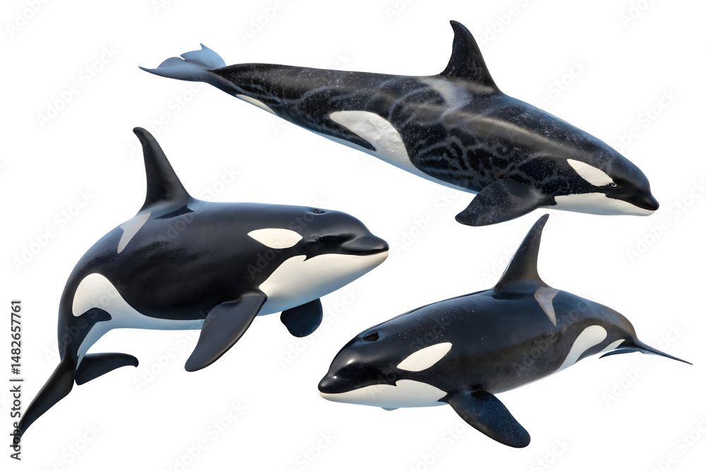 Obraz premium Dolphin isolated on white background