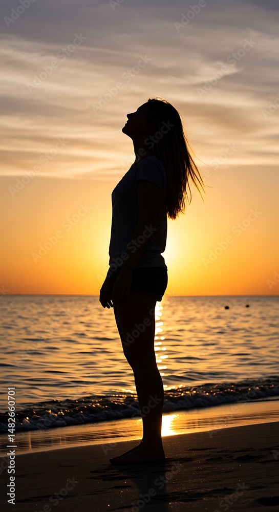 Fototapeta premium Golden Hour Silhouette