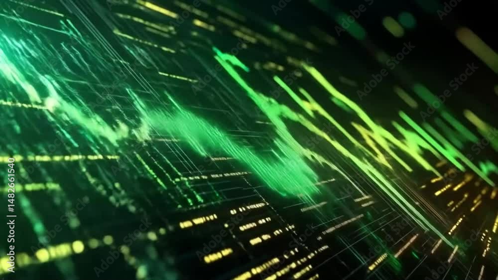 Abstract Digital Waveform and Data Grid Background Abstract Digital Waveform and Data Grid Background