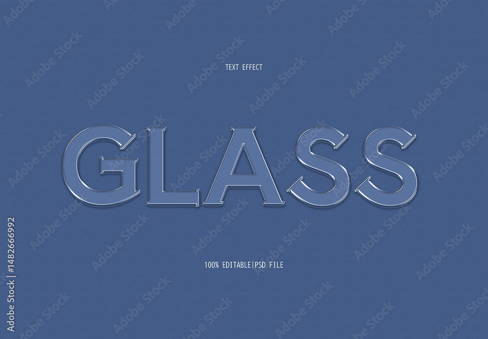 Glass Examples Writing Glass Texture Text Effect Stock Template | Adobe Stock