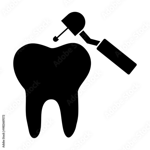 check teeth Icon glyph