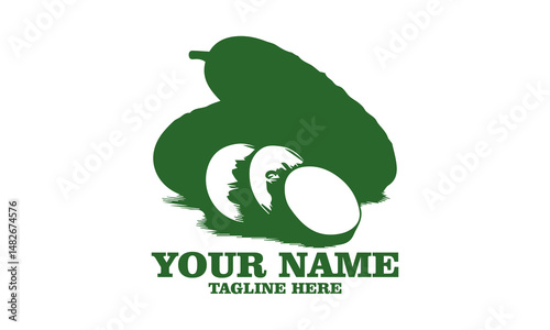Photorealistic pickles bright green gherkins vector illustration and white background, Photorealistic pickles bright green gherkins vector logo icon