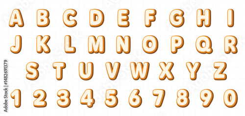 comic cartoon orange font effect 3d style