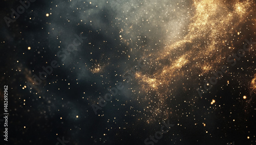 New Year's fireworks background image, black chalkboard texture background