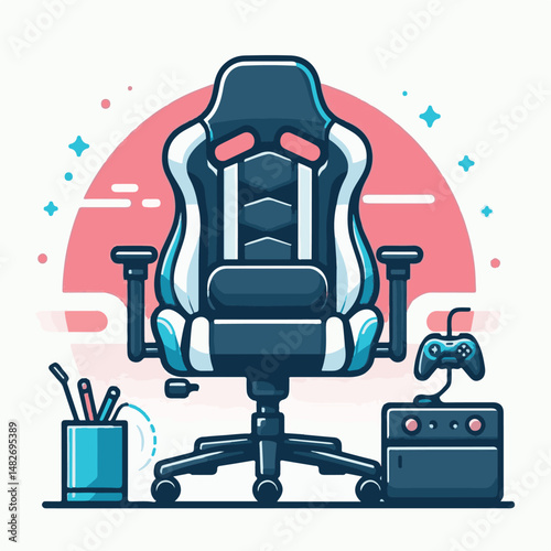 chair, gaming, gamer, game, modern, computer, business, equipment, entertainment, armchair, empty, isolated, interior, comfort, background, work, office, comfortable, design, object, furniture, online