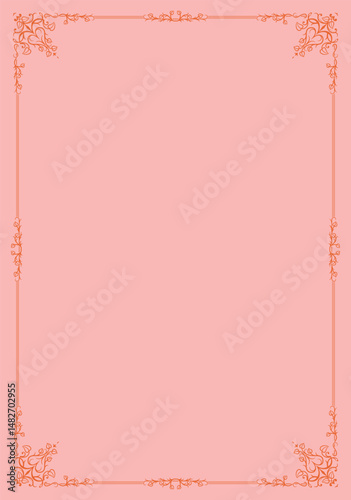 Breathtaking decorative borders curated for restaurants and wedding showers
