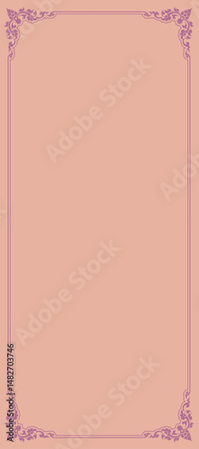 Captivating border styles suited for culinary spaces and bridal occasions