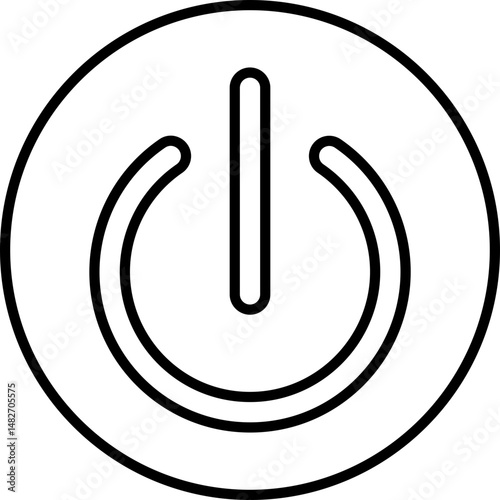 Power on button icon. Turn on switch button. On toggle switch buttons. On vector with green color isolated on transparent background.