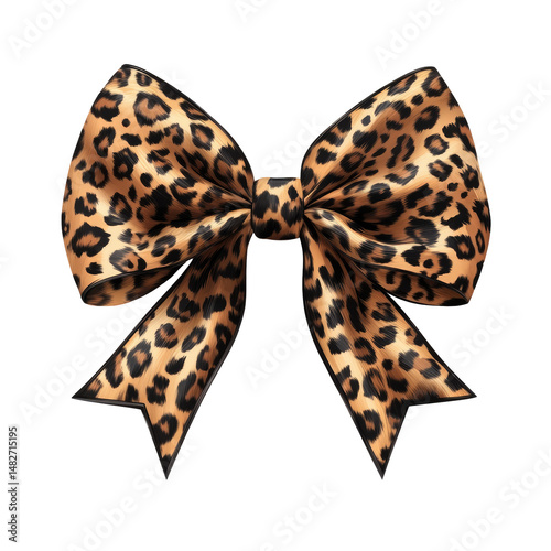 Leopard Print Bow (1)