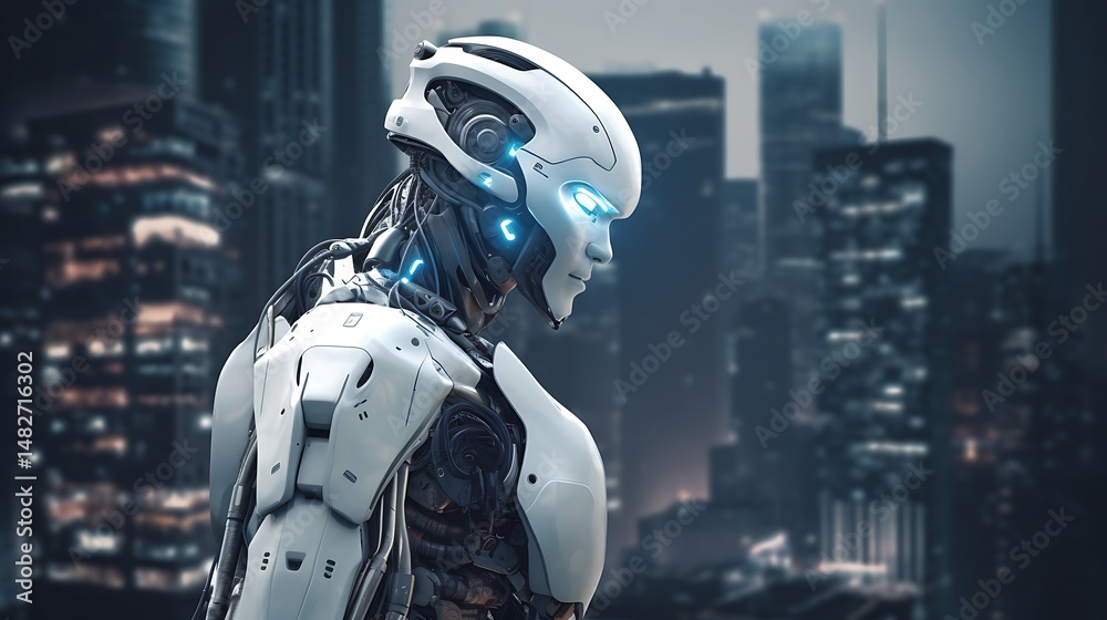 Robot in Cityscape. (5) Robot in Cityscape. (5)