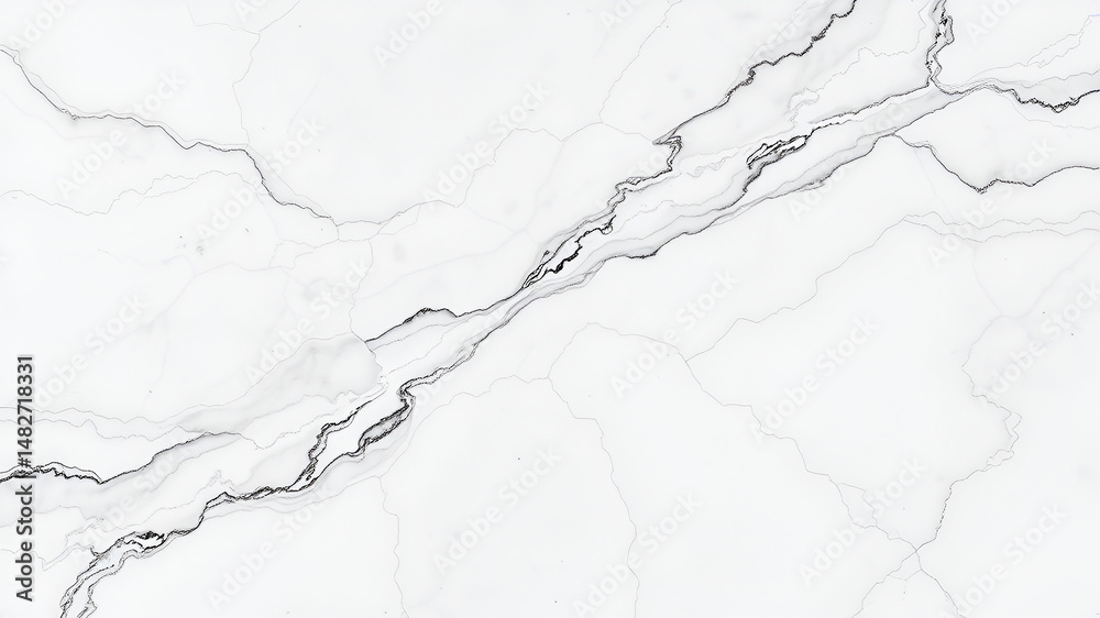 Obraz premium High-quality marble image in white