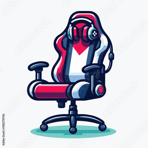 chair, gaming, gamer, game, modern, computer, business, equipment, entertainment, armchair, empty, isolated, interior, comfort, background, work, office, comfortable, design, object, furniture, online