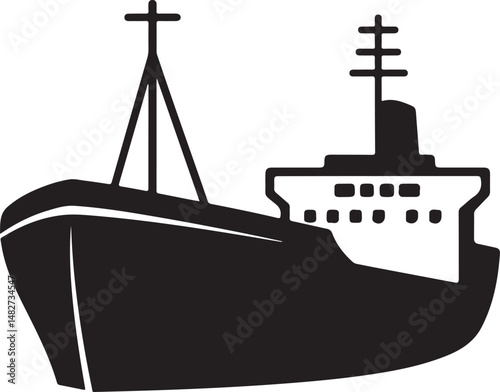 Classic Sailing Ship Silhouette

Modern Cruise Liner Vector Design

Cargo Ship at Sea Silhouette

Pirate Ship with Sails Silhouette Art

Ship on Ocean Waves Vector Scene