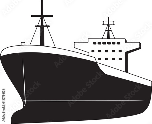 Classic Sailing Ship Silhouette

Modern Cruise Liner Vector Design

Cargo Ship at Sea Silhouette

Pirate Ship with Sails Silhouette Art

Ship on Ocean Waves Vector Scene