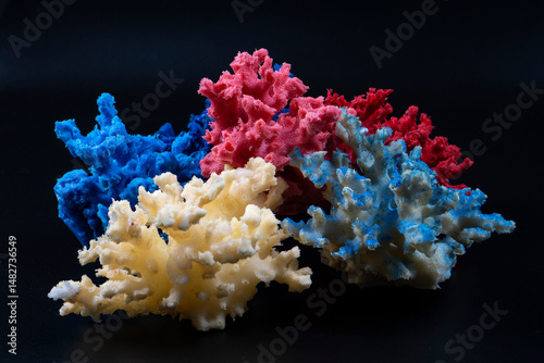 Fototapeta Naklejka Na Ścianę i Meble -  coral reef with red coral