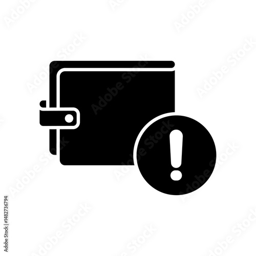 Icon a warning, isolated against a clean background.