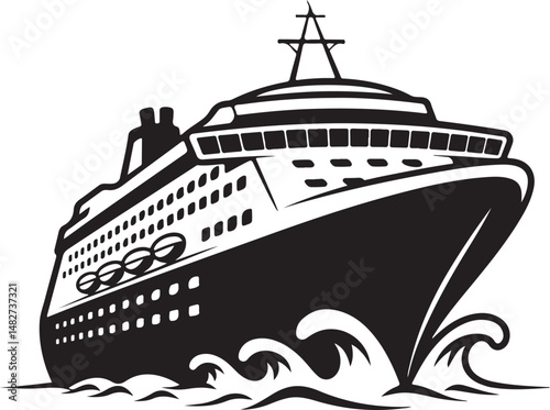 Classic Sailing Ship Silhouette

Modern Cruise Liner Vector Design

Cargo Ship at Sea Silhouette

Pirate Ship with Sails Silhouette Art

Ship on Ocean Waves Vector Scene
