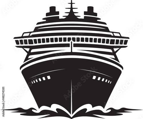 Classic Sailing Ship Silhouette

Modern Cruise Liner Vector Design

Cargo Ship at Sea Silhouette

Pirate Ship with Sails Silhouette Art

Ship on Ocean Waves Vector Scene
