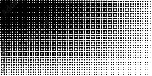 Grunge halftone gradient background. Faded grit noise texture. White and black sand wallpaper. Retro pixelated backdrop. Anime or manga style comic overlay.