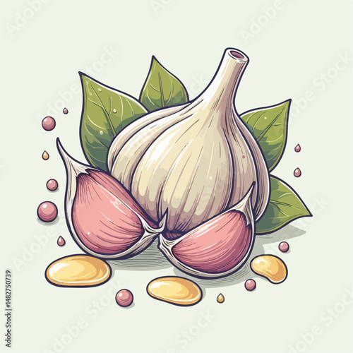 garlic and pepper