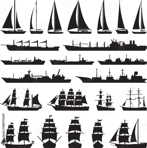 “Ship Silhouette SVG Bundle | Nautical Vessels, Pirate Ships & Cruise Clipart for Crafts & Decor”

“Sailing & Sea Vessel Vector Pack | Maritime Ship Silhouettes for Logos, Stickers & Printables”