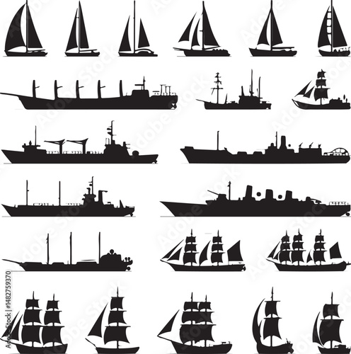 “Ship Silhouette SVG Bundle | Nautical Vessels, Pirate Ships & Cruise Clipart for Crafts & Decor”

“Sailing & Sea Vessel Vector Pack | Maritime Ship Silhouettes for Logos, Stickers & Printables”