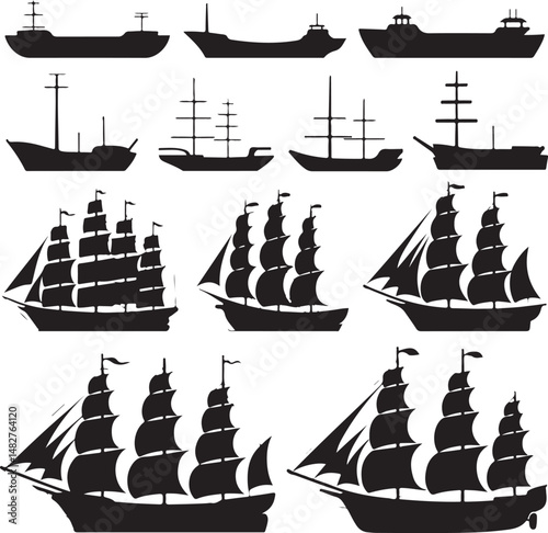 “Ship Silhouette SVG Bundle | Nautical Vessels, Pirate Ships & Cruise Clipart for Crafts & Decor”

“Sailing & Sea Vessel Vector Pack | Maritime Ship Silhouettes for Logos, Stickers & Printables”