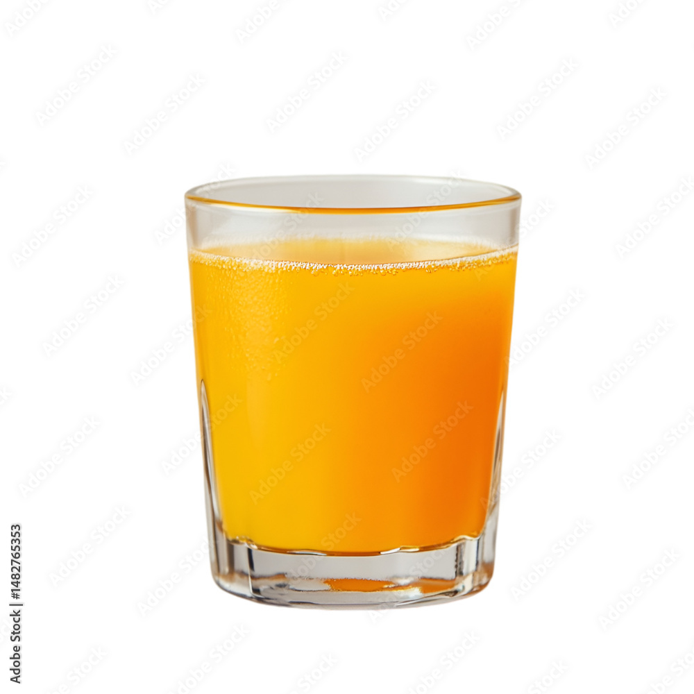 Refreshing Orange Juice in Glass Refreshing Orange Juice in Glass