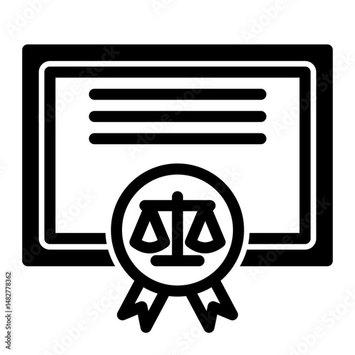 Certificate Icon # Notary Pack Themes # Mixed Style