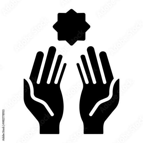 prayer Solid icon