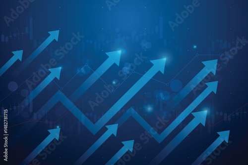 candlestick chart background
