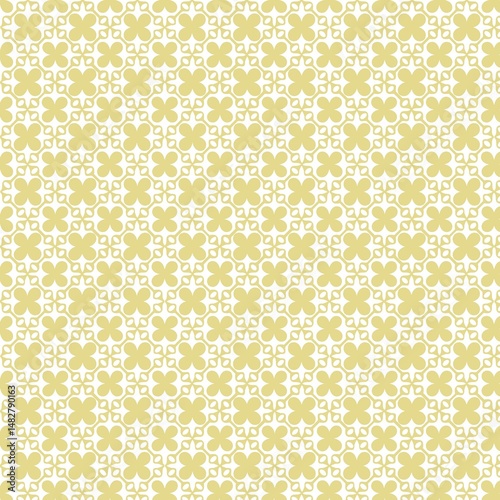 Arabian ethnic tribal fabric design featuring a field of floral patterns in fresh green tones. The ethnic contrast with a clean white background adds brightness and visual ethnic prominence, blending 
