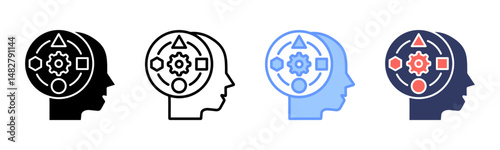 Adaptation icon sheet multiple style collection